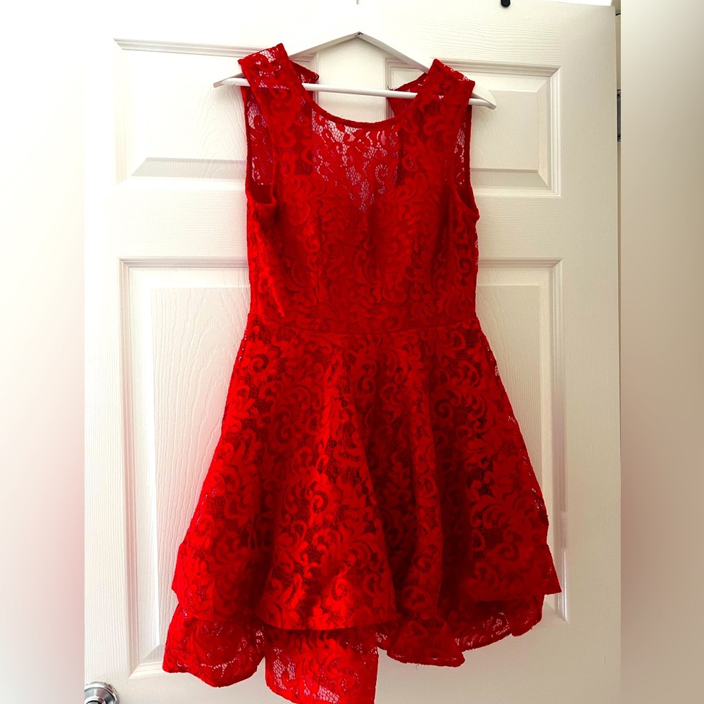 Red dress
